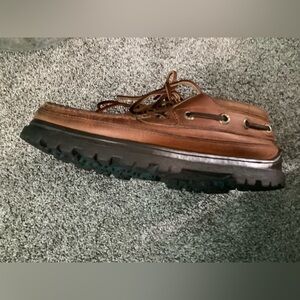 Polo by Ralph Lauren Brown Leather Boat Shoes